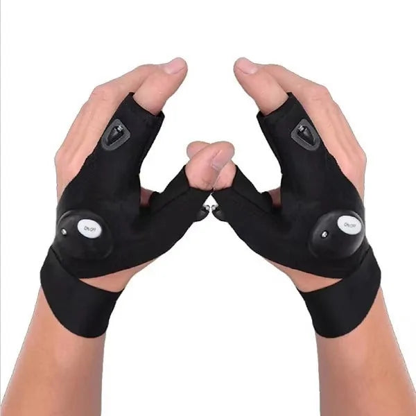 Flashlight Fishing Gloves