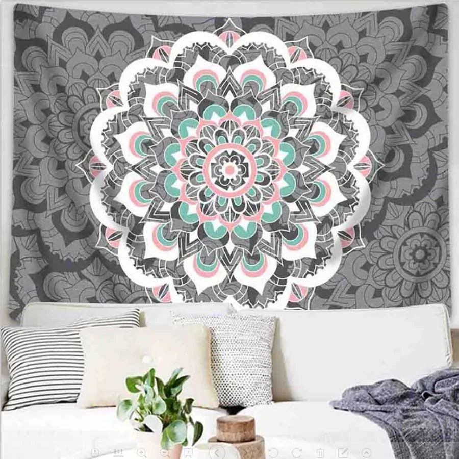 Indian Mandala Tapestry