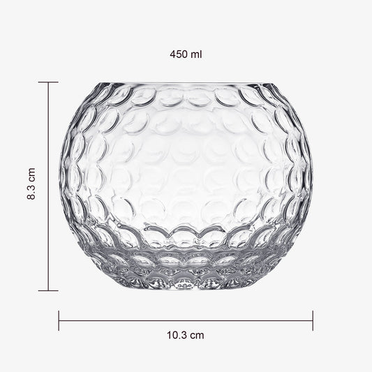 Golf Whiskey Glasses | 15 OZ Golf Ball Shaped