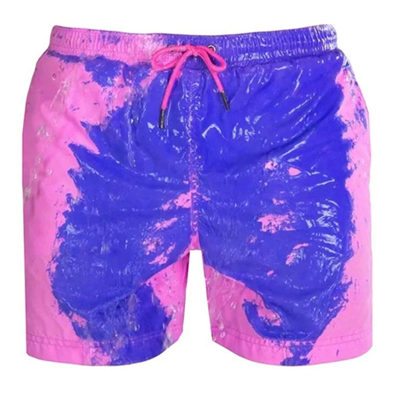 Color-Changing Beach Shorts Men