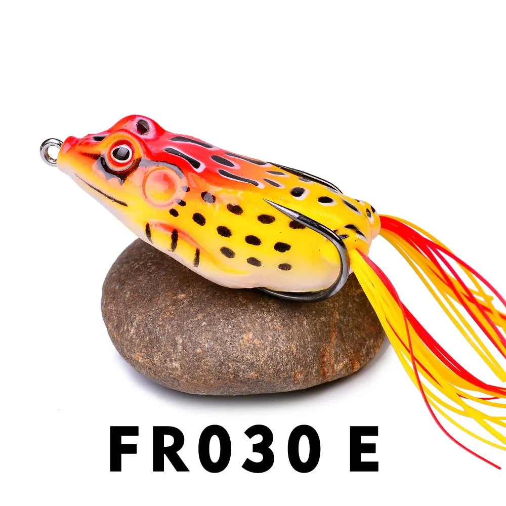 Frog Lure Soft Tube Bait Plastic Fishing Lure with Fishing Hooks