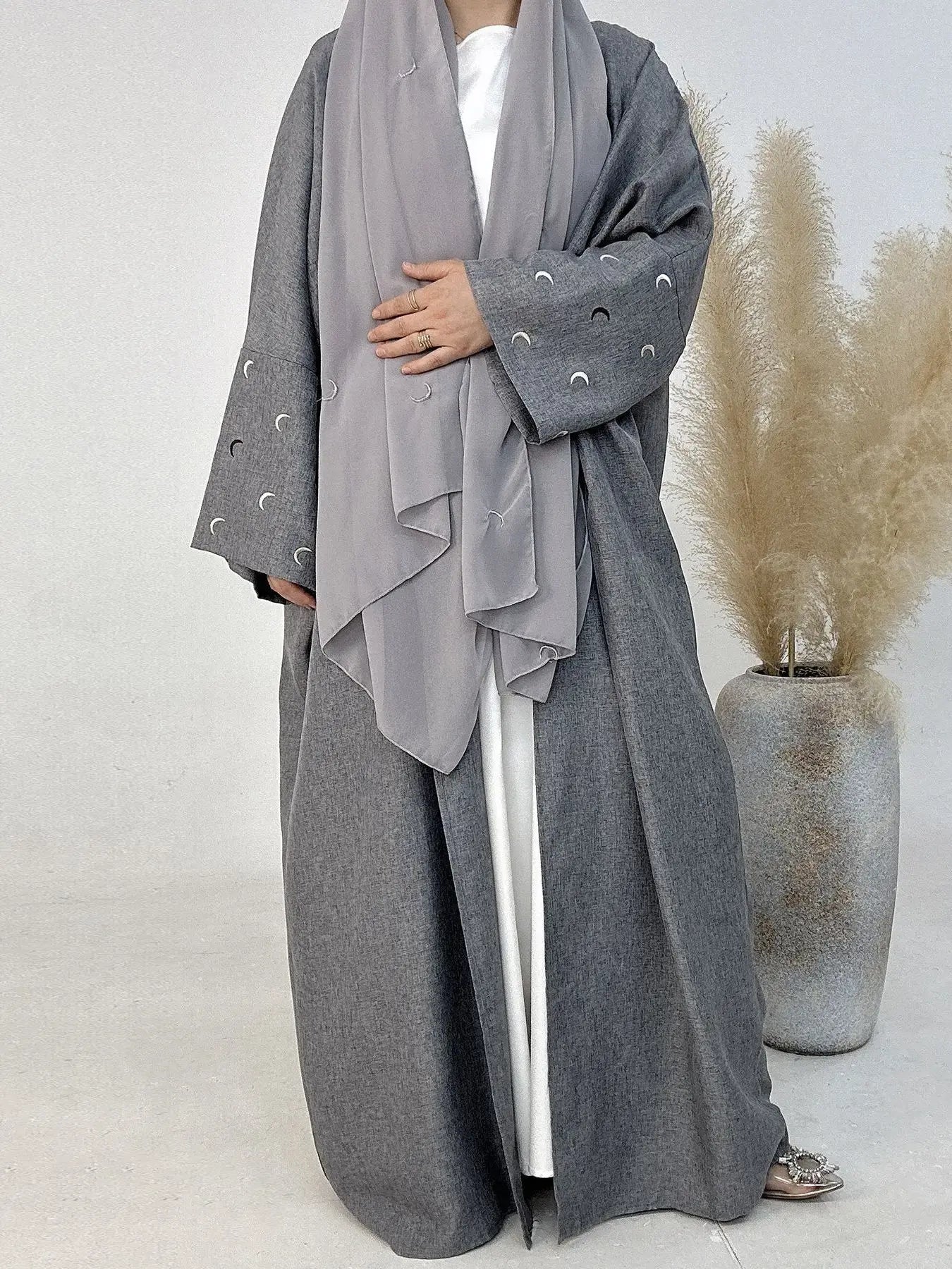 Modern Style Abaya Maxi Dress