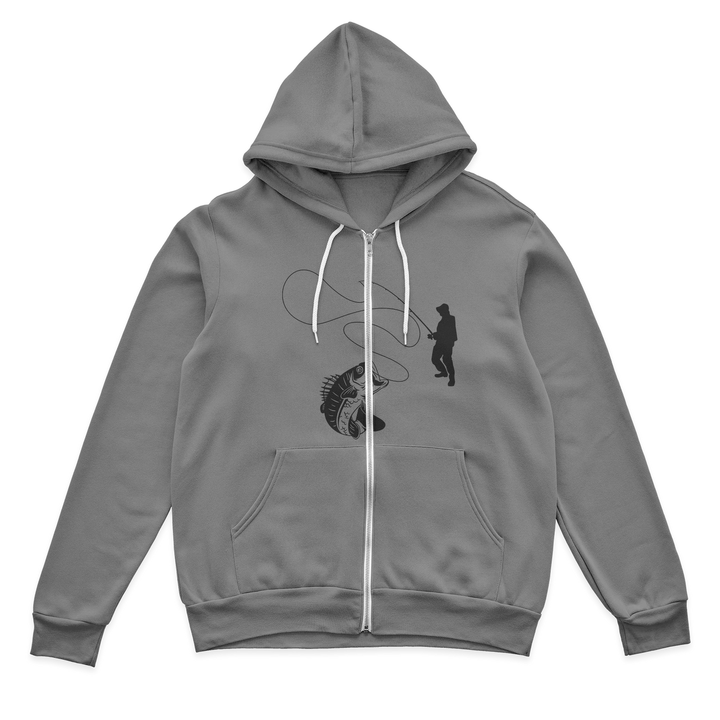 Fishing Lines Zip Hoodie