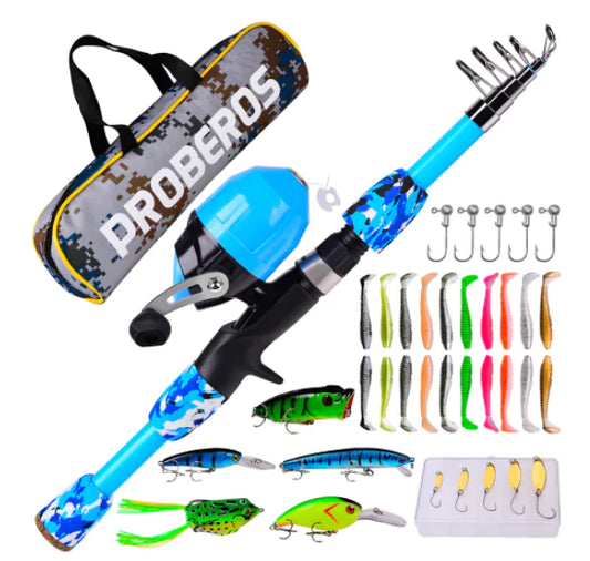 Kids Fishing Pole Set