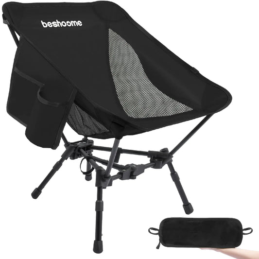 BESHOOME Camping ChairsLightweight Folding Camp Chairs for AdultsPortable Camping ChairCompact Camping Beach Chair for OutdoorBeachHikingPicnics